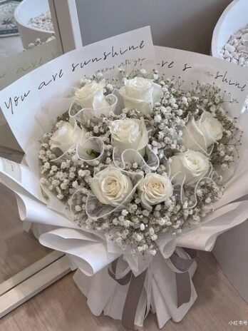 white roses